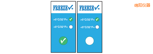 綿陽(yáng)溫度指示標(biāo)簽 冷凍檢查 Thermolabels