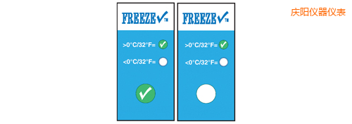 慶陽(yáng)溫度指示標(biāo)簽 冷凍檢查 Thermolabels